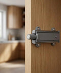 Push To Open Cabinet Catch With Soft Close Magnetic Latch And Damper For Doors Drawers And Cabinets In Kitchen And Wardrobe Spaces Durable Stainless Steel Hardware Easy Install on wooden door
