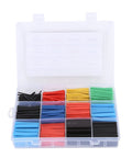 Zerodis Heat Shrink Tube Kit With 560 Pieces Cross Linked Polyolefin Electrical Wiring Tubing, Flame Retardant Insulation, Thick Wall Protection For DIY Home Wire Repair And Splicing Bundling, assorted sizes in storage box