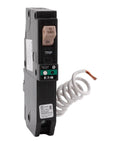 15 Amp Single Pole Arc Fault AFCI Circuit Breaker With Pigtail Neutral 120 240 Volt AC UL Listed 10kAIC For Home Panels DIY Friendly Install Superior Arc Fault Protection, side view