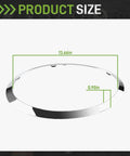 Headlight Trim Ring Bezel Chrome For Mini Cooper S F55 F56 F57 Driver And Passenger Side Direct Fit Replacement Slick Chrome Finish Easy Install Includes Pair Of Trim Rings For 2014 2015 2016 2017 2018 2019 2020 2021 with dimensions 13.66in by 0.90in