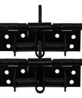 Two Pack Spring Door Hinges Self Closing With Adjustable Tension 90 Degree Rotation Zinc Alloy Invisible Hinges