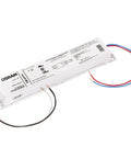 96W LED Power Supply From 120-277VAC To 24VDC Constant Voltage Driver Non Dimmable UL Class 2 Listed unit with wires visible