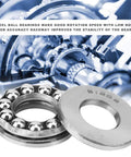 Heavy Duty High Precision Ball Thrust Bearing Set For Machinery Manufacturing And Maintenance, Steel Construction
