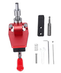 Rock Solid 35Mm Concealed Hinge Drilling Jig With Quick Grip Positioning For Cabinet Installation And Furniture Assembly Machined From Heavy Duty Aluminum Alloy with accessories.