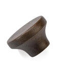 Modern Warm Walnut Wood Cabinet Knobs And Single Hole Drawer Pulls For Dressers Bedroom Furniture Upgrade Fresh Vibe Solid Natural Finish, top view.