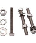 Stainless steel hex bolt kit: 4 sets of 1/2-13 x 6 with nuts, flat washers, and lock washers