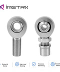 Badass 1.25 Inch Chromoly Heim Joint Rod End Kit with precision machining for Panhard linkage in off road trucks.