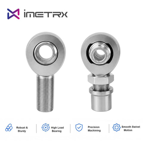 Badass 1.25 Inch Chromoly Heim Joint Rod End Kit with precision machining for Panhard linkage in off road trucks.