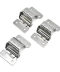 Three Stainless Steel Torque Built In Gate Hinges With Arc Damping 0.35Nm Freely Stopped Action Heavy Duty Gate Hardware