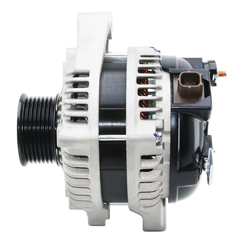 Alternator Replacement For Honda Accord 2.4L L4 2008-2012 And Acura TSX 2009-2014, 130A 12V CW Rotation, side view