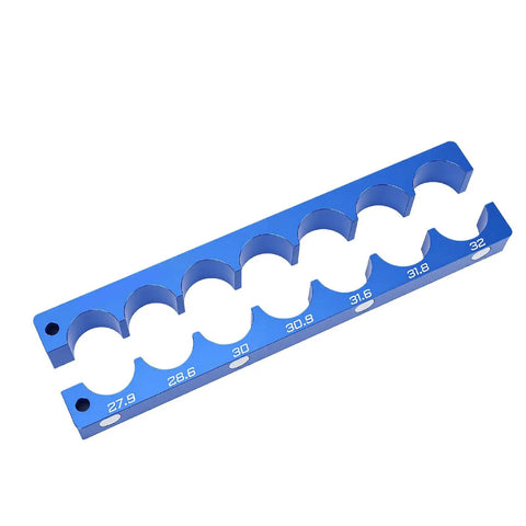 Tbest Heavy Duty Aluminum Alloy Bike Fork Hub Clamp Vise Fixture Bench Tool for 27.9 to 32mm with precision CNC design.