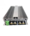 Heavy Duty 12V To 14.6V 80A DC DC Voltage Booster For LiFePO4 Lithium Battery Charger showing input and output terminals.