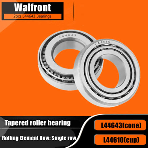 Two Pack High Speed Tapered Roller Bearings With 25 mm Inner Diameter And 50.292 mm Outer Diameter And 14.22 mm Thick For Cars And Vehicles