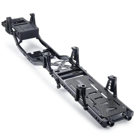 Axial RC Car Chassis Frame Upgrade For SCX10 90046 90047 90027 90028 One Tenth Scale Rock Crawler Beefed Up Heavy Duty Metal Carbon Body Kit