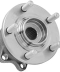 Rear Driver Or Passenger Side Premium Pre Pressed Wheel Hub Bearing Assembly Replacement For 2000 To 2004 Legacy 2000 To 2004 Outback 2003 To 2006 Baja Bolt On OE Style Hub Bearing 512183H close-up view