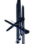 Close-up of 1000 Pack 3/16 By 3-1/4 Inch Concrete And Masonry Screw Anchors Kit for DIY Projects Heavy Duty Fasteners against white background.