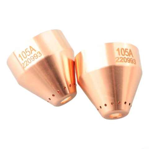 Top Tier 10 Pack Brass Shield For Plasma Cutter PMX 105 Gouging And Cutting Gear, industrial-grade replacement nozzles.