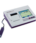 Heavy Duty Surface Roughness Tester Sj Three One Zero Series Four MilliNewton Gauge on a table with LCD display for quality control.