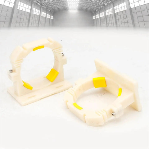 CO2 Laser Tube Holder For 80mm Diameter Tubes Flexible Plastic Mount With No Brainer Install And Rock Solid Support For 80W To 180W Glass Tube Laser Cutting Machines. 80mm plastic laser tube clamp set
