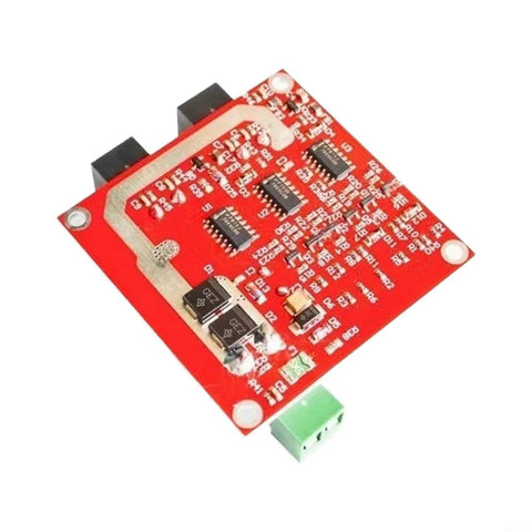 Dual DC Motor Driver Module XY 160D 160W 7A L298 H Bridge For PWM Controllers Six Point Five Volts To 27 Volts Power Range Ideal For RC Cars And Automation Projects Great For Robotics Automation RC Hobbyists And DIY Makers, red PCB