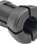 Close-up of metal collet from Four Piece 1/4 Inch Collet Kit For Makita Routers Fits 3621 3621A 3620 RP0900K RT0700CX3 RT0701CX3 RT0700C RT0701C XTR01Z