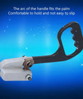 Hand Pull Cutter For Metal Sheets And Cardboard, Effortless Nibbler With Dual Round Blades, ergonomic handle design