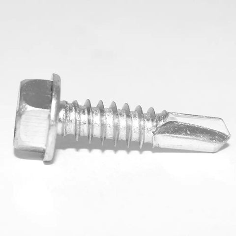 1/4 In By 1 In Self-Drilling Screws With 3/8 In Head, Quick Install Self-Tapping Bolts, Drill Point Tip For Easy Pre-Drill