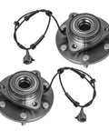 Front Wheel Bearing And Hub Assembly Compatible With 2004 2005 2006 2007 Nissan Titan, 2005 2006 2007 Armada, 2004 Pathfinder And Infiniti QX56 With ABS, 6 Stud Hub Replacement For A Smooth Safe Ride That Keeps You Rollin