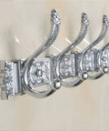 Sleek European Style Golden Coat Hook For Bathroom And Entryway Built Tough Wall Hanging Clothes Rail With Smooth Carved Details Premium Wall Mount and Real Deal Storage Setup with ornate design.