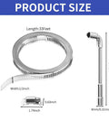 304 stainless steel hose clamp kit with 33 ft strap, 1/2 in wide, 20 fasteners and L-wrench.