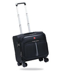 Underseat Carry On Luggage That Slaps A Lightweight 16 Inch Rolling Tote With Four Spinner Wheels Airline Friendly Black
