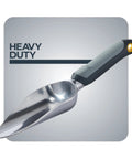 Beefy Aluminum Garden Trowel With Full Tang Extra Wide Scoop Sharpened Point And Ergonomic Cushioned Grip Rust Resistant Hand Tool