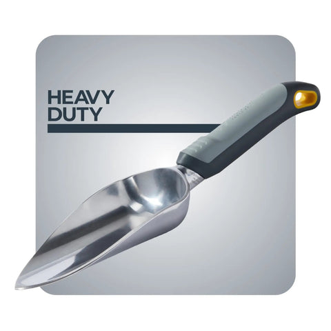 Beefy Aluminum Garden Trowel With Full Tang Extra Wide Scoop Sharpened Point And Ergonomic Cushioned Grip Rust Resistant Hand Tool