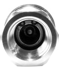 Front view of Summit Hydraulics 1/2-in ISO 5675 hydraulic quick-connect coupler end, silver metal.