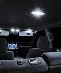 Interior view with Pure White Interior LED Kit For Mazda RX-8 2004-2014, 5-Piece Set With Map, Dome, Door, Trunk And License Lights installed