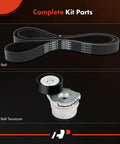 Ford F-150 2014 2023 5.0L Serpentine Belt Drive Kit With Belt And Tensioner, includes belt and tensioner components.