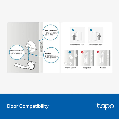 Smart WiFi Deadbolt With Keyless Keypad And Bluetooth Access In App Monitoring Auto Lock Weatherproof IP54 BHMA Grade 3 Fits Standard Doors Custom Access Permissions DL100 door compatibility guide