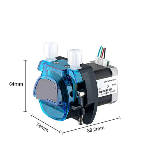 Solid 24V Peristaltic Metering Pump With Kcm Motor, 160Ml Min Flow Rate And 300Rpm Speed For Precise Dosing, Liquid Transfer Jobs Around The Lab Or Home Project Setup