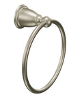 Brantford Brushed Nickel Traditional Bathroom Towel Ring Wall Mount Hand Towel Hanger For Coordinated Accessories Easy Install