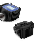 1 Inch Turbine Flowmeter Inline Sensor Meter For Pipeline Water With Male Thread Plastic Housing Durable Easy Install