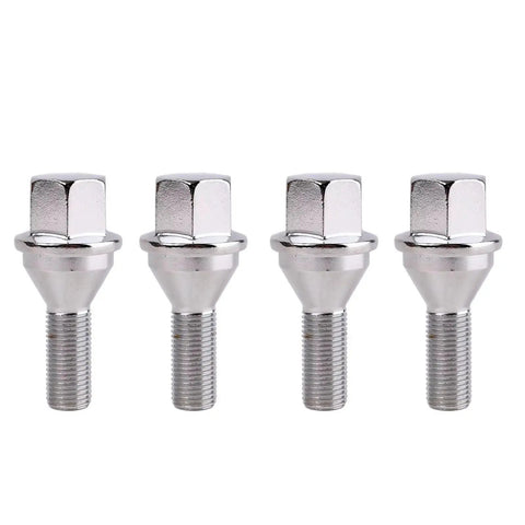 Premium Lug Wheel Studs Kit For Dodge Dart 2012-2016 Car Replacement Fasteners Made From High Grade Steel To Keep Your Ride Rock Solid And Ready For The Road Without Issues, 4 chrome lug studs