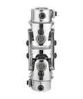 Heavy Duty Double U Joint Steering Shaft Universal Joint Chrome Three Quarter Inch To Three Quarter Inch 125mm Total Length