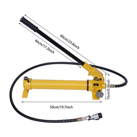 Premium Two Speed Hydraulic Hand Pump 10000 Psi Cast Iron Shop Beast With 700 Cc Tank Kicks Badass Pressure For Tough Garage Builds And Heavy Duty Industrial Projects