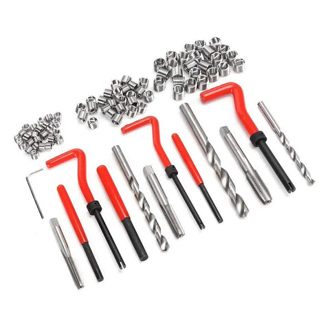 Ultimate 88 Piece Thread Repair Kit M6 M8 M10 With Steel Alloy Threaded Inserts Taps Drill Bits And Installation Tools Pro Grade DIY Ready