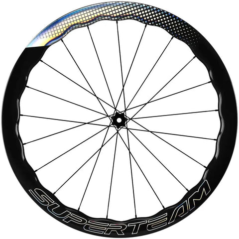 Carbon Fiber Tubeless 700C Road Wheelset With Disc Brakes 50mm Depth 28mm Internal Width UD Glossy Finish for Shimano 8 to 12 Speed
