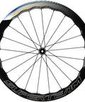 Carbon Disc Wheel 50CU 28 CC Tubeless 700C Cycling Wheel Black Fit for Shimano Thru Axle 12x100 12x142mm Front View