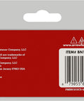 Back of packaging for 18 Gauge Steel Brad Nails For Molding Cabinets Framing Trim And Finishing 5 Eighth Inch 1000 Count