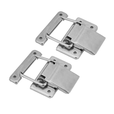 Stainless Steel Key Hasp Lock 2 Pack Spring Loaded Toggle Latch For Cabinets, Boxes, Wood Boxes, And Furniture Hardware Anti Corrosion