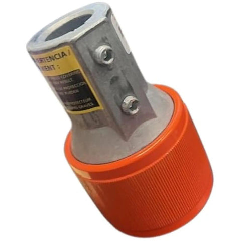 Q Coupler PTO Quick Connect Adapter Pro Grade One And Three Eighths Inch Six Spline To Fifteen Sixteenth Inch Pump Shaft 540 RPM Die Cast Works With 1500 1700 7560 7700 Series Roller Pumps