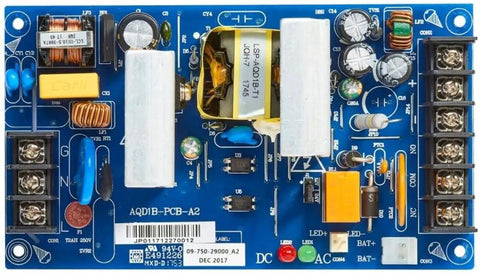 Tough As Nails Dual Voltage Switching Power Supply With Heavy Duty Enclosure And One Amp Output For 12 Or 24 Volt Electric Locks circuit board